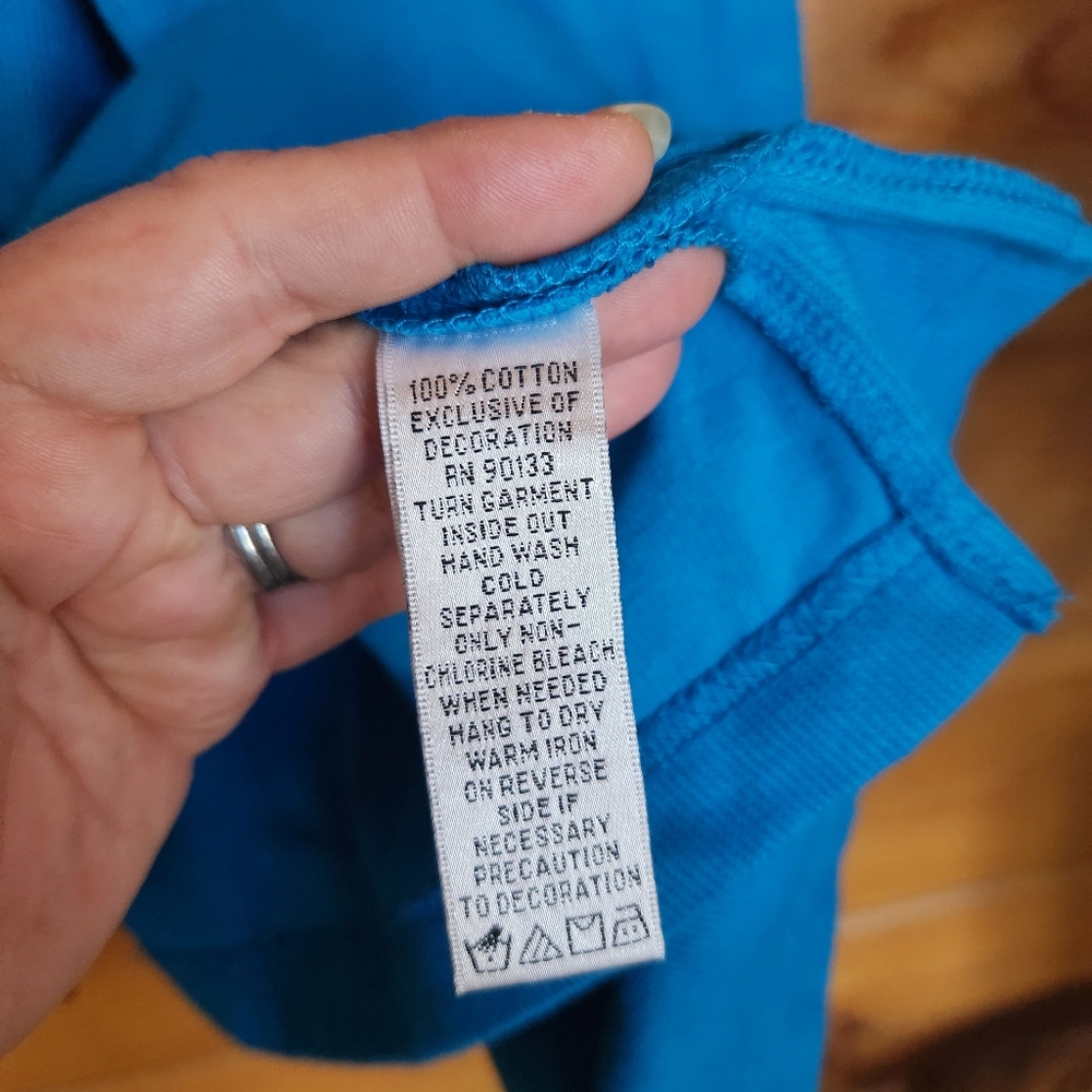 Quacker Factory Blue Cardigan Tank Sweater Top Set Rhinestone Keyhole Plus Sz 2X - Picture 7 of 10